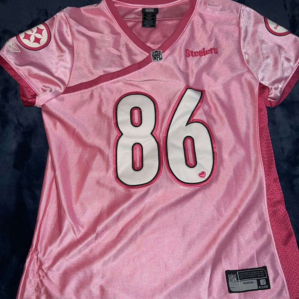Reebok Pink Steelers Women's Jersey